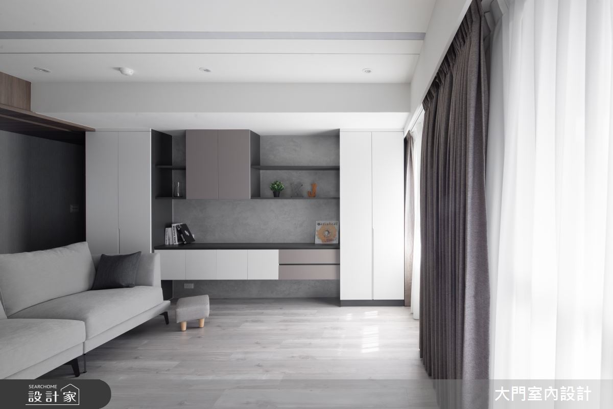 33坪新成屋(5年以下)＿現代風客廳案例圖片＿大門室內裝修設計工程有限公司＿大門_幽糅・堙曖之10