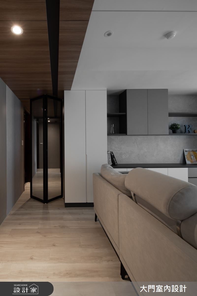 33坪新成屋(5年以下)＿現代風客廳案例圖片＿大門室內裝修設計工程有限公司＿大門_幽糅・堙曖之11