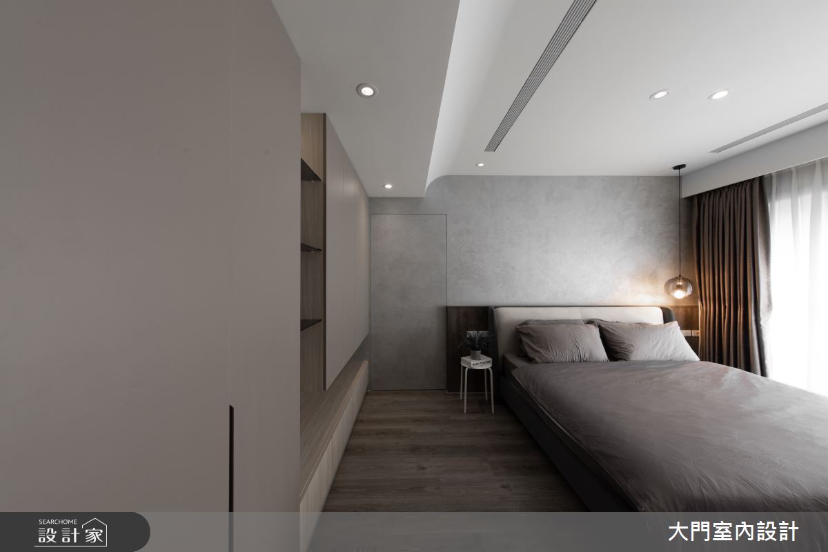 33坪新成屋(5年以下)＿現代風臥室案例圖片＿大門室內裝修設計工程有限公司＿大門_幽糅・堙曖之13