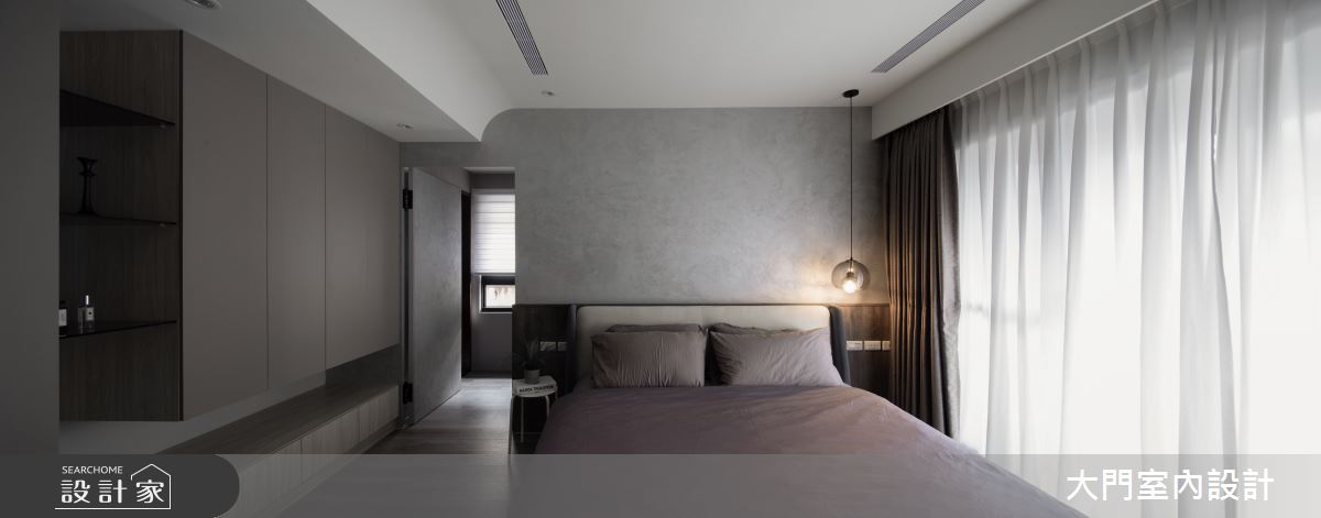 33坪新成屋(5年以下)＿現代風臥室案例圖片＿大門室內裝修設計工程有限公司＿大門_幽糅・堙曖之15