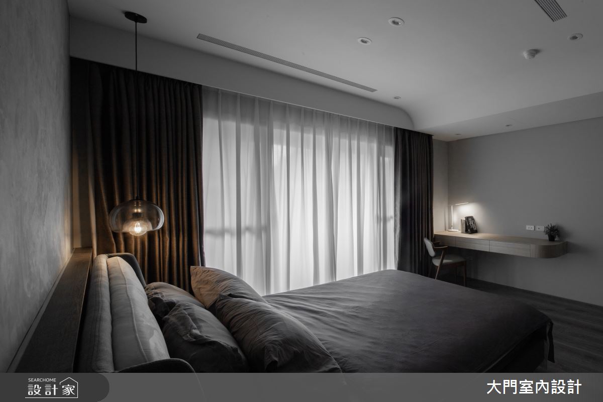33坪新成屋(5年以下)＿現代風臥室案例圖片＿大門室內裝修設計工程有限公司＿大門_幽糅・堙曖之16
