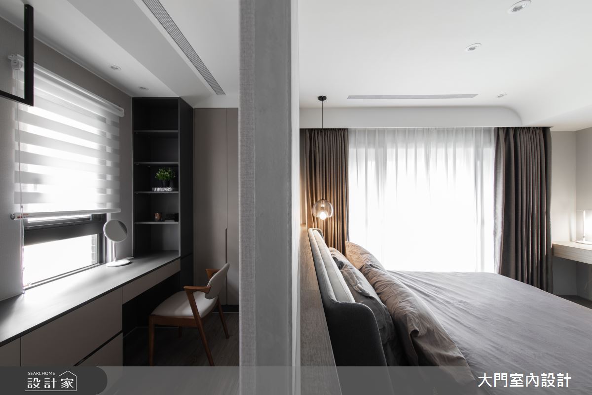 33坪新成屋(5年以下)＿現代風臥室更衣間案例圖片＿大門室內裝修設計工程有限公司＿大門_幽糅・堙曖之17