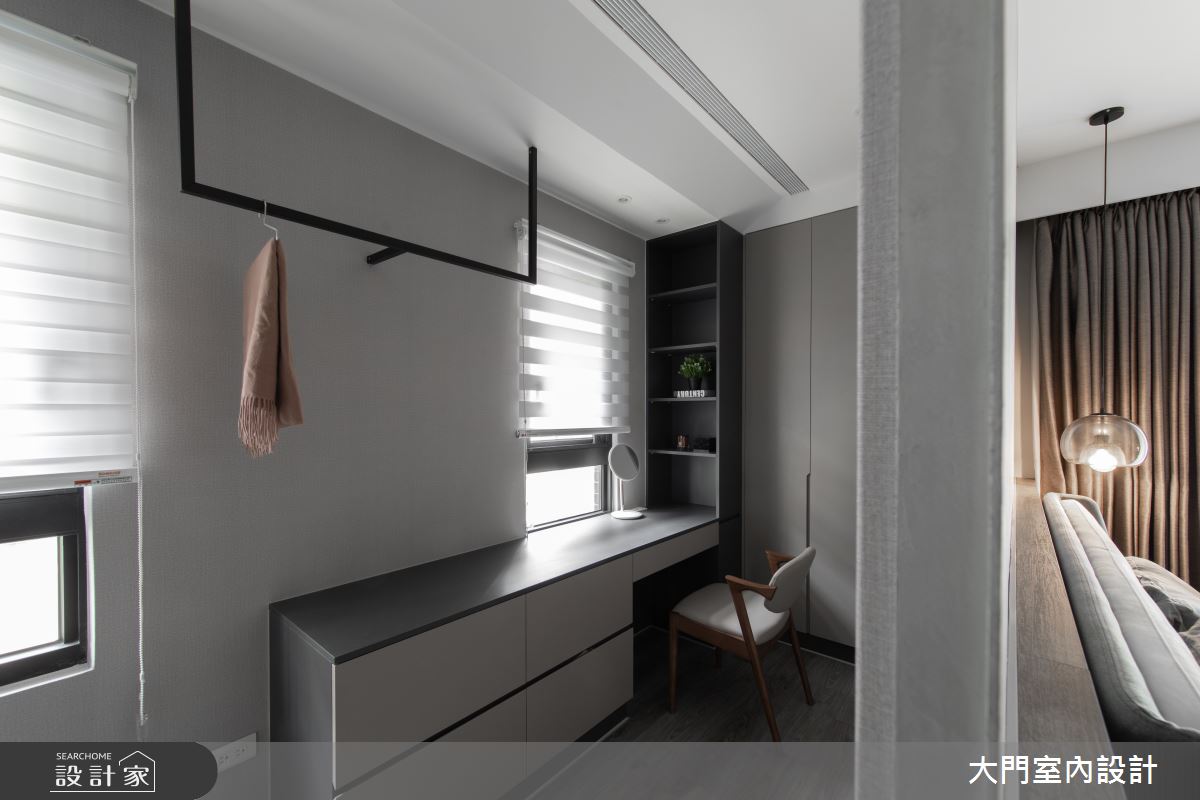 33坪新成屋(5年以下)＿現代風更衣間案例圖片＿大門室內裝修設計工程有限公司＿大門_幽糅・堙曖之18