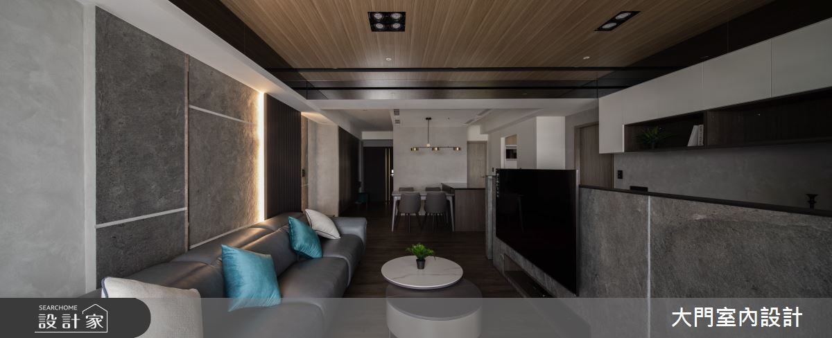 23坪新成屋(5年以下)＿人文禪風客廳餐廳案例圖片＿大門室內裝修設計工程有限公司＿大門_禪瀞之3