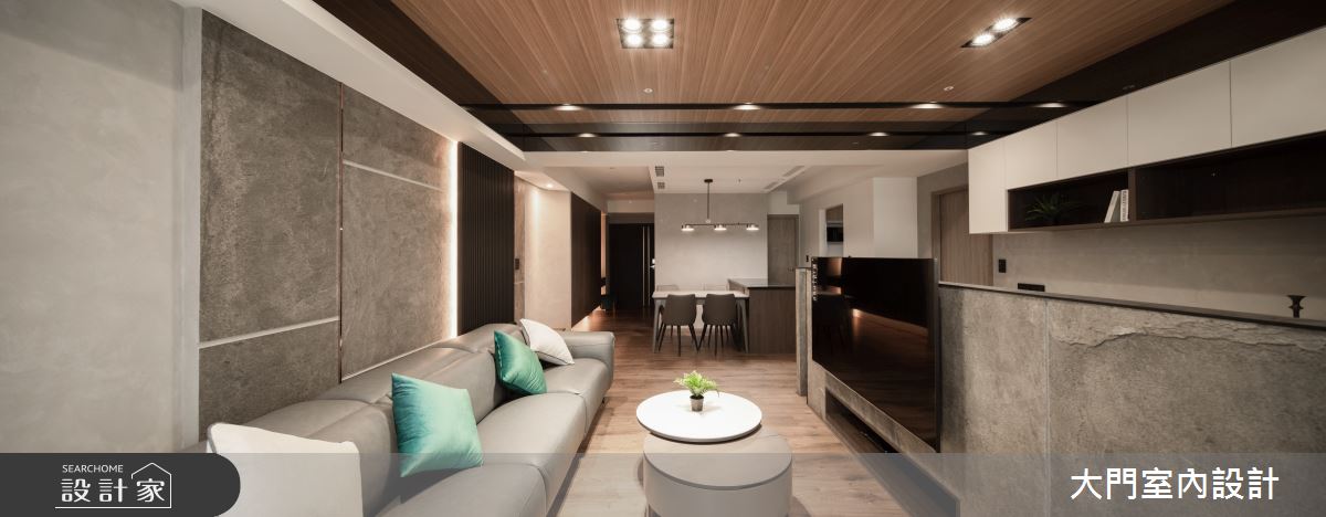 23坪新成屋(5年以下)＿人文禪風客廳餐廳案例圖片＿大門室內裝修設計工程有限公司＿大門_禪瀞之4