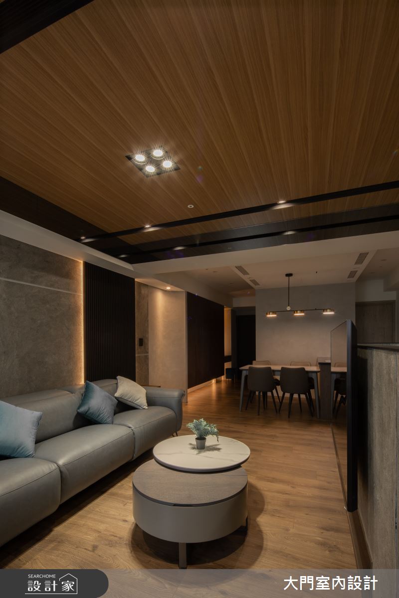 23坪新成屋(5年以下)＿人文禪風客廳餐廳案例圖片＿大門室內裝修設計工程有限公司＿大門_禪瀞之11