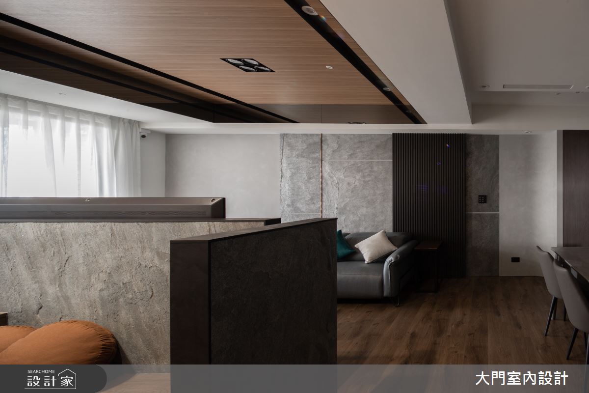 23坪新成屋(5年以下)＿人文禪風客廳案例圖片＿大門室內裝修設計工程有限公司＿大門_禪瀞之14