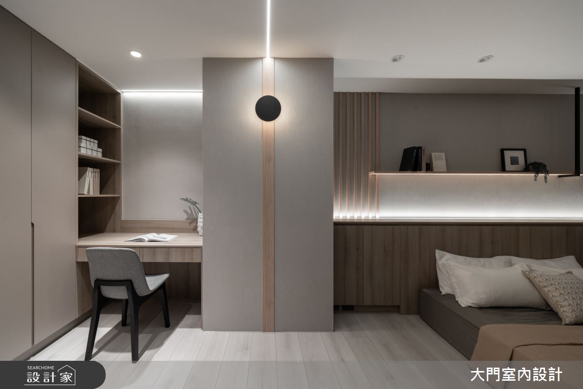 40坪新成屋(5年以下)＿現代風客房案例圖片＿大門室內裝修設計工程有限公司＿大門_御伽草紙之25