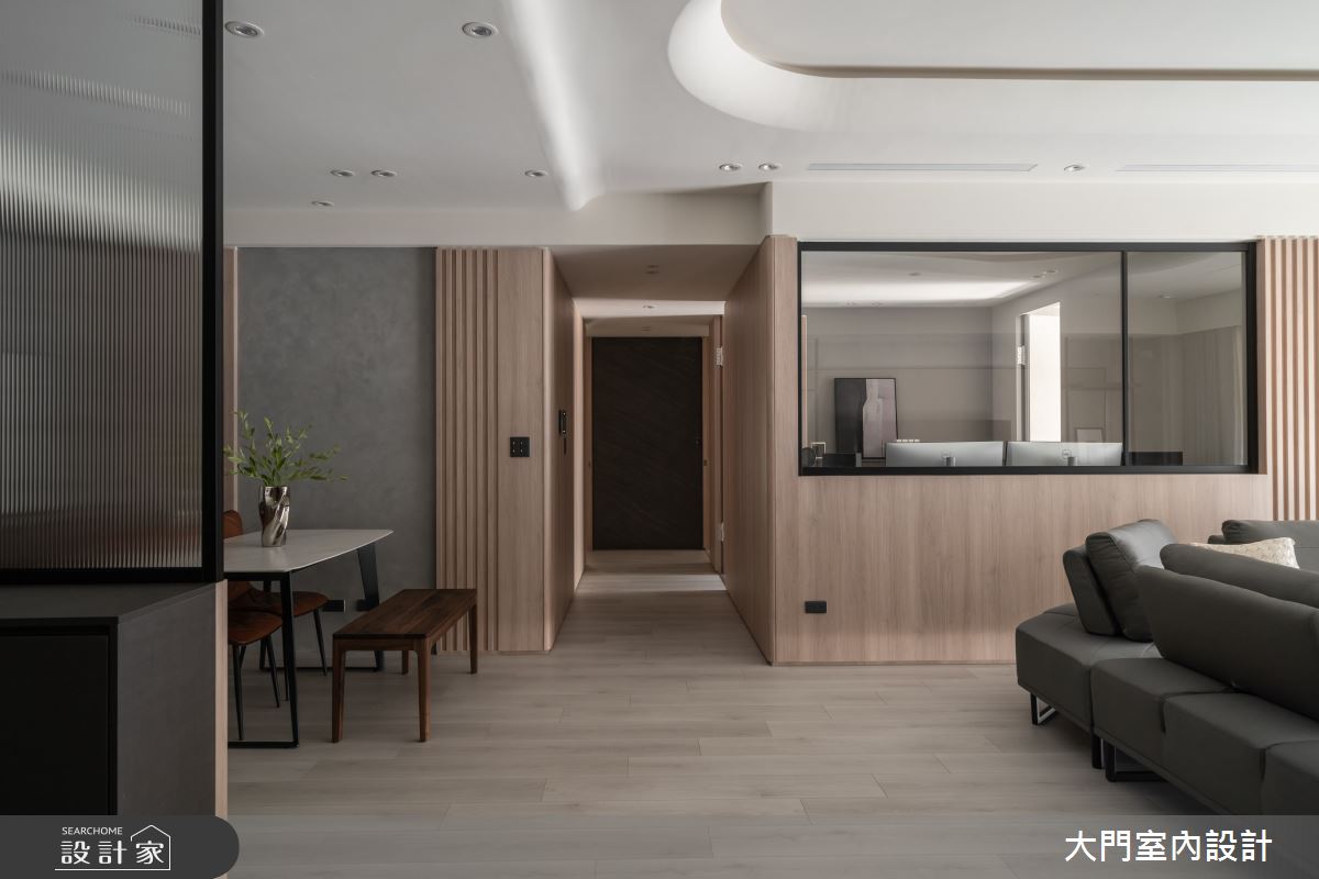 40坪新成屋(5年以下)＿現代風客廳餐廳案例圖片＿大門室內裝修設計工程有限公司＿大門_御伽草紙之17