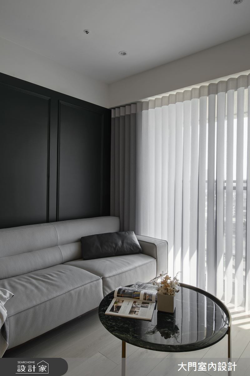 25坪新成屋(5年以下)＿美式風客廳案例圖片＿大門室內裝修設計工程有限公司＿大門_費茲之11