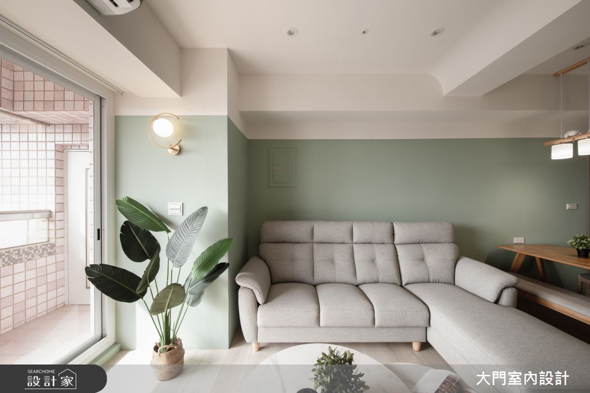25坪中古屋(5~15年)＿北歐風客廳案例圖片＿大門室內裝修設計工程有限公司＿大門_橡實之2