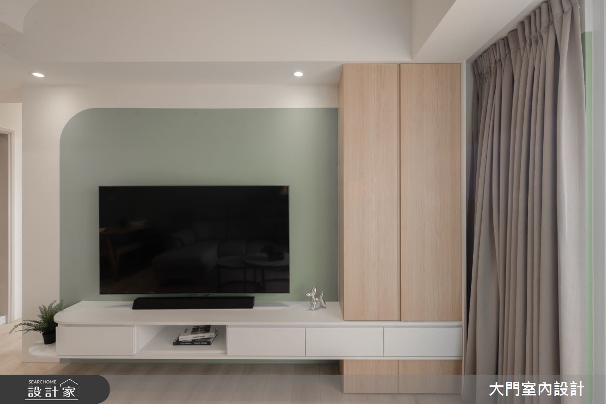25坪中古屋(5~15年)＿北歐風客廳案例圖片＿大門室內裝修設計工程有限公司＿大門_橡實之4