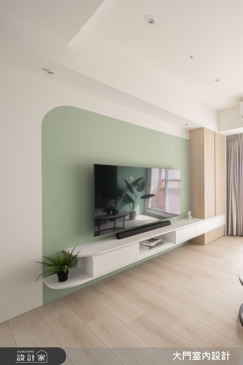 25坪中古屋(5~15年)＿北歐風客廳案例圖片＿大門室內裝修設計工程有限公司＿大門_橡實之5