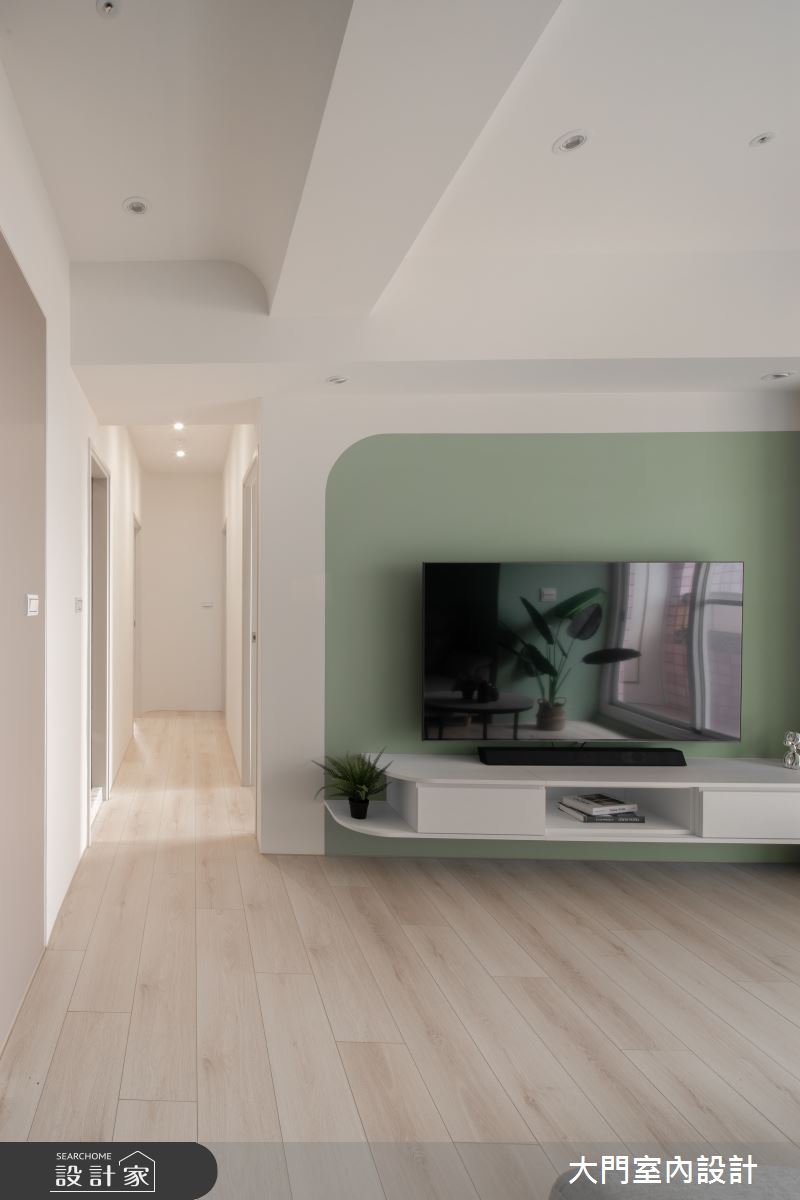 25坪中古屋(5~15年)＿北歐風客廳案例圖片＿大門室內裝修設計工程有限公司＿大門_橡實之6