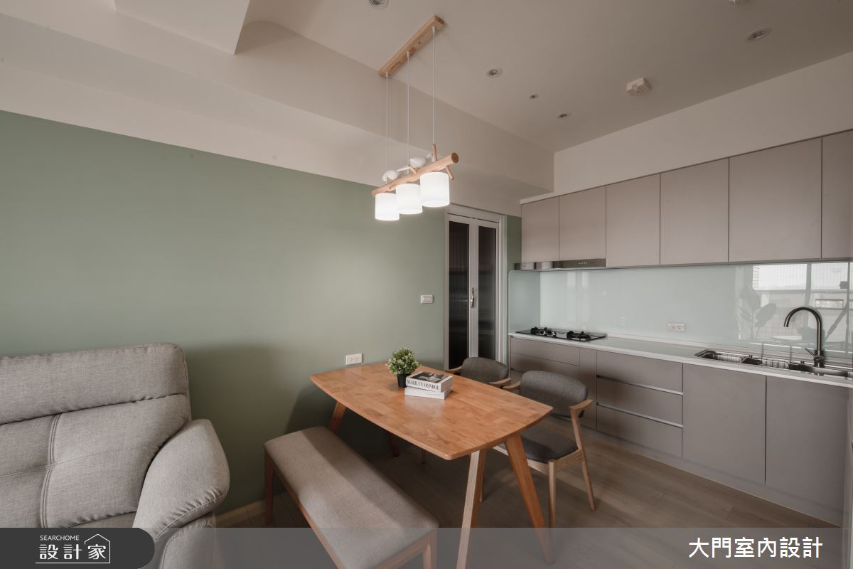 25坪中古屋(5~15年)＿北歐風餐廳廚房案例圖片＿大門室內裝修設計工程有限公司＿大門_橡實之7