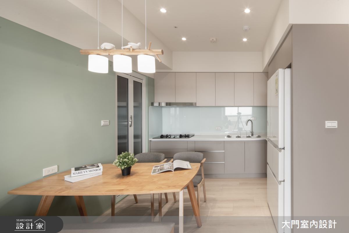 25坪中古屋(5~15年)＿北歐風餐廳廚房案例圖片＿大門室內裝修設計工程有限公司＿大門_橡實之8