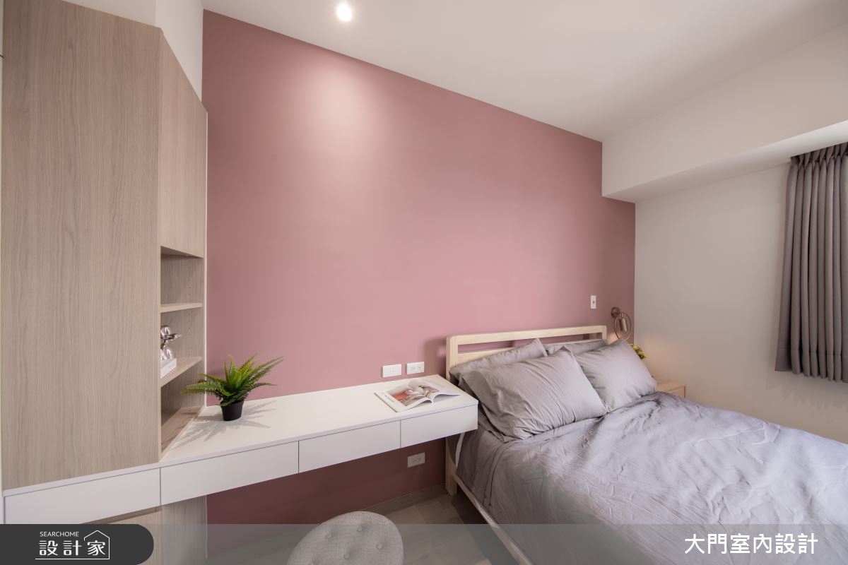 25坪中古屋(5~15年)＿北歐風臥室案例圖片＿大門室內裝修設計工程有限公司＿大門_橡實之13
