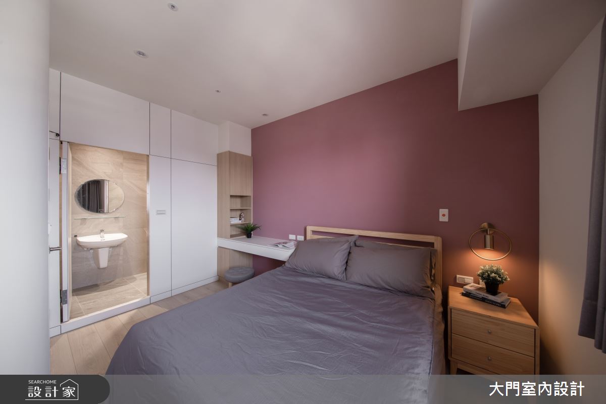 25坪中古屋(5~15年)＿北歐風臥室案例圖片＿大門室內裝修設計工程有限公司＿大門_橡實之14