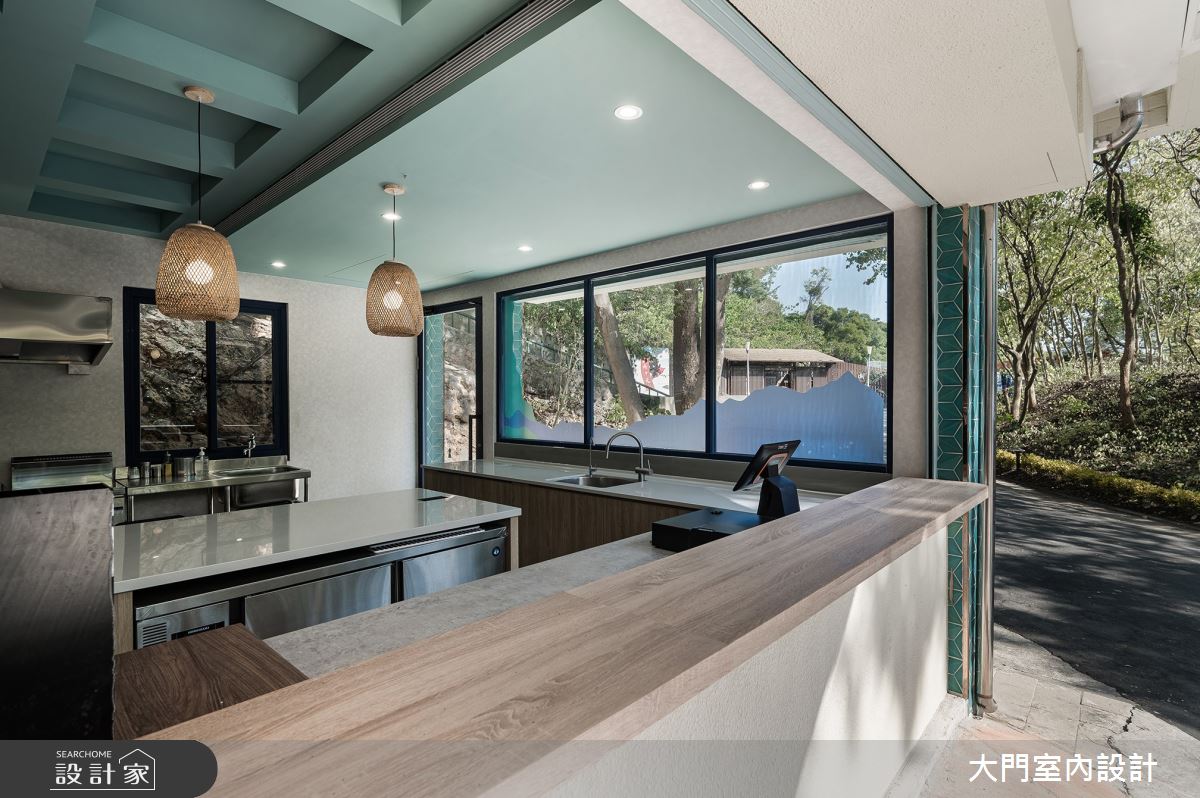 30坪老屋(41~50年)＿現代風商業空間案例圖片＿大門室內裝修設計工程有限公司＿大門_動物園．啵得廚房之4