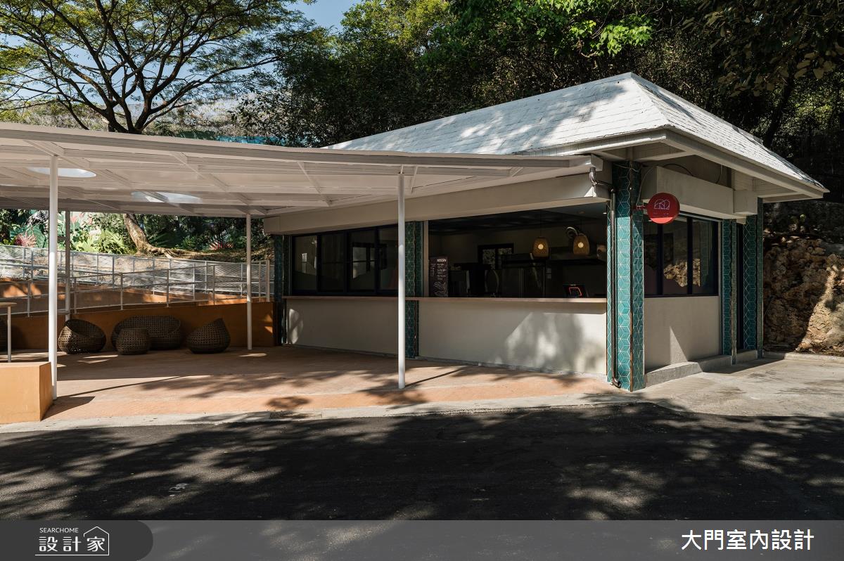 30坪老屋(41~50年)＿現代風商業空間案例圖片＿大門室內裝修設計工程有限公司＿大門_動物園．啵得廚房之1