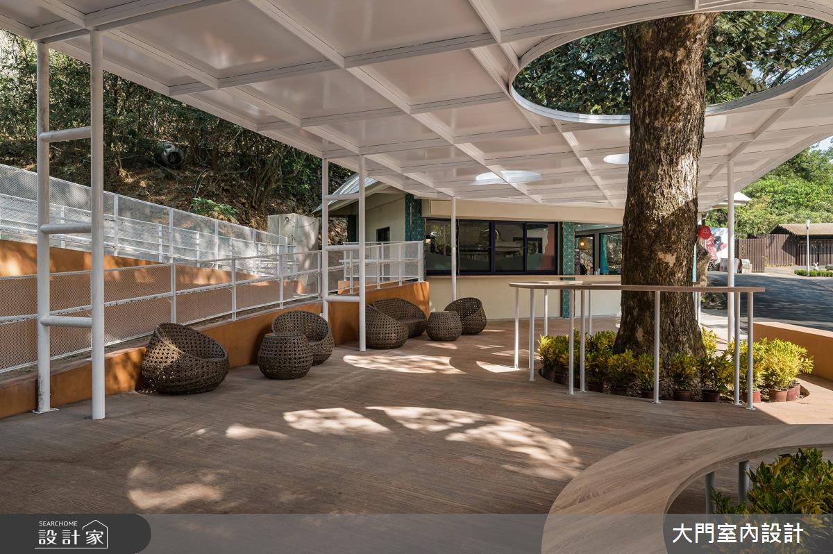 30坪老屋(41~50年)＿現代風商業空間案例圖片＿大門室內裝修設計工程有限公司＿大門_動物園．啵得廚房之16