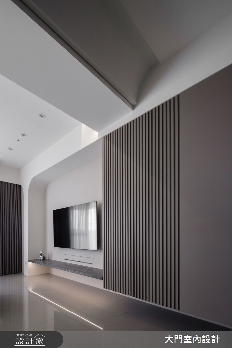 20坪新成屋(5年以下)＿現代風客廳案例圖片＿大門室內裝修設計工程有限公司＿大門_棉茸之5