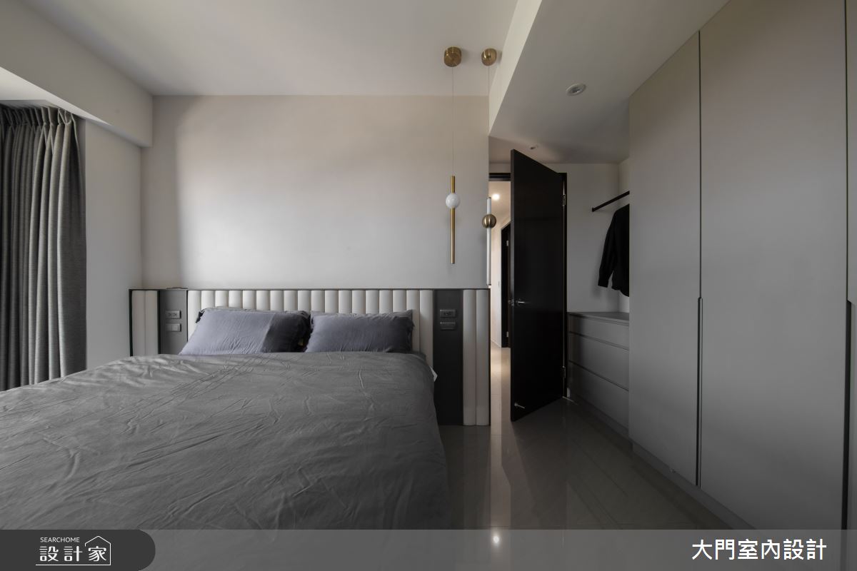 20坪新成屋(5年以下)＿現代風臥室案例圖片＿大門室內裝修設計工程有限公司＿大門_棉茸之10