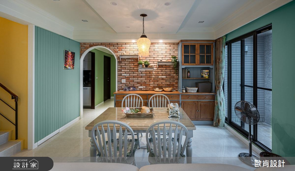 40坪新成屋(5年以下)＿鄉村風餐廳案例圖片＿歐肯傢俱生活館有限公司＿歐肯_01之11