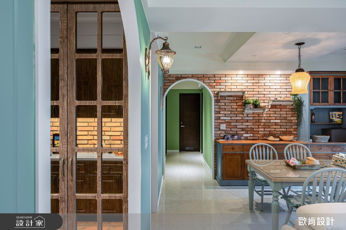 40坪新成屋(5年以下)＿鄉村風餐廳案例圖片＿歐肯傢俱生活館有限公司＿歐肯_01之10