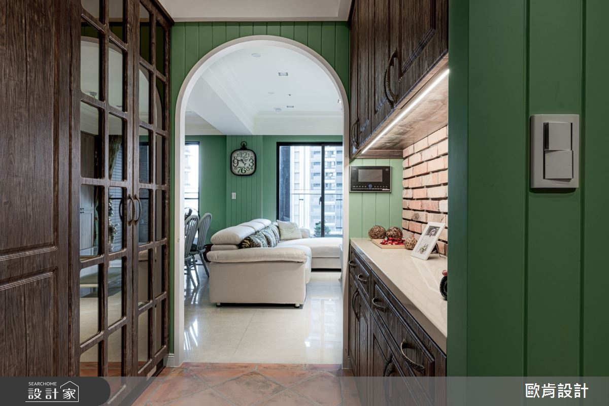 40坪新成屋(5年以下)＿鄉村風玄關案例圖片＿歐肯傢俱生活館有限公司＿歐肯_01之3