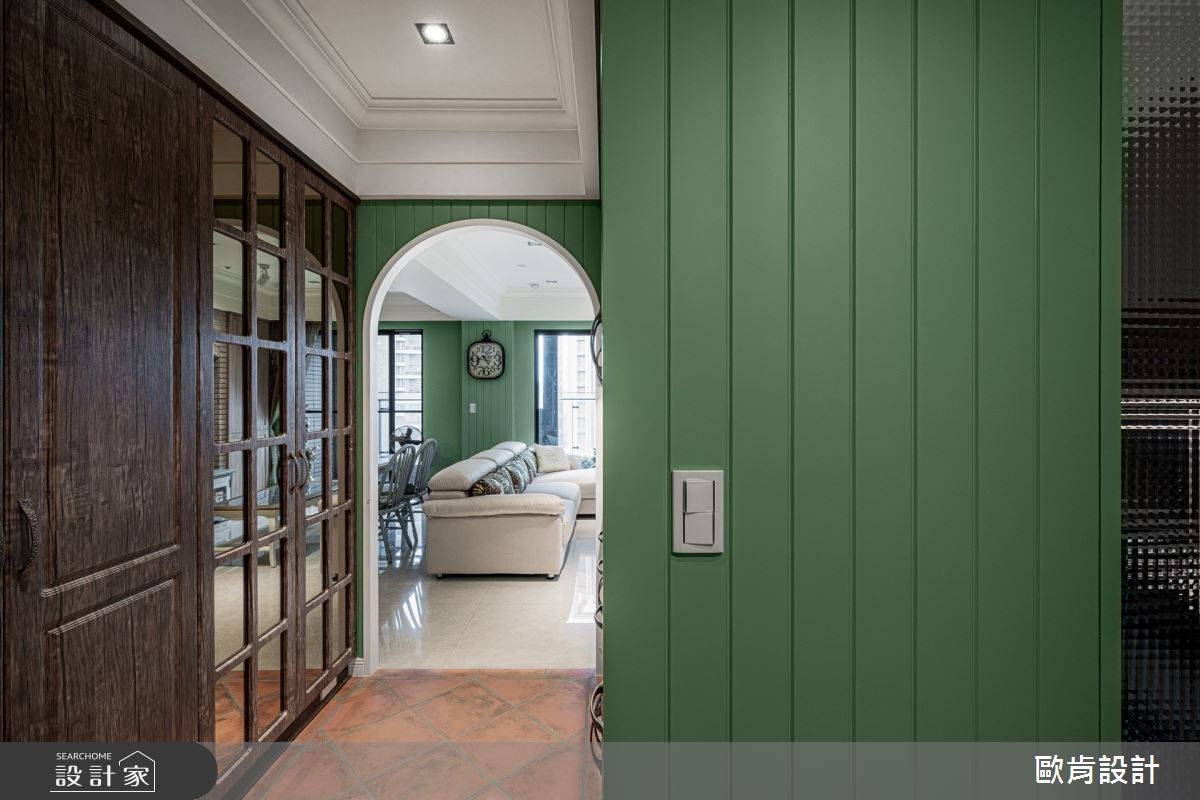 40坪新成屋(5年以下)＿鄉村風玄關案例圖片＿歐肯傢俱生活館有限公司＿歐肯_01之2