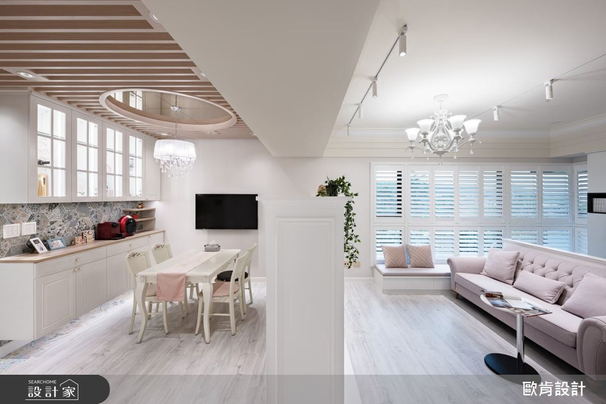 30坪新成屋(5年以下)＿新古典客廳餐廳案例圖片＿歐肯傢俱生活館有限公司＿歐肯_02之7