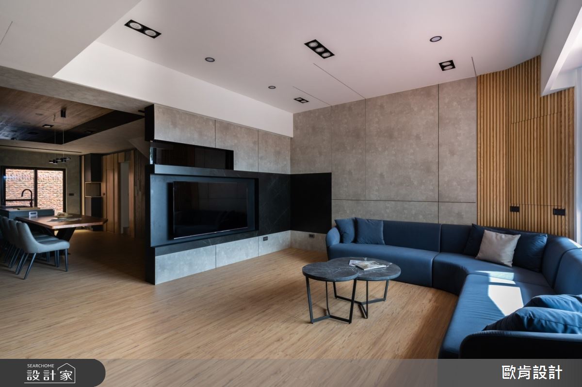 76坪中古屋(5~15年)＿現代人文風客廳餐廳案例圖片＿歐肯傢俱生活館有限公司＿歐肯_06之17