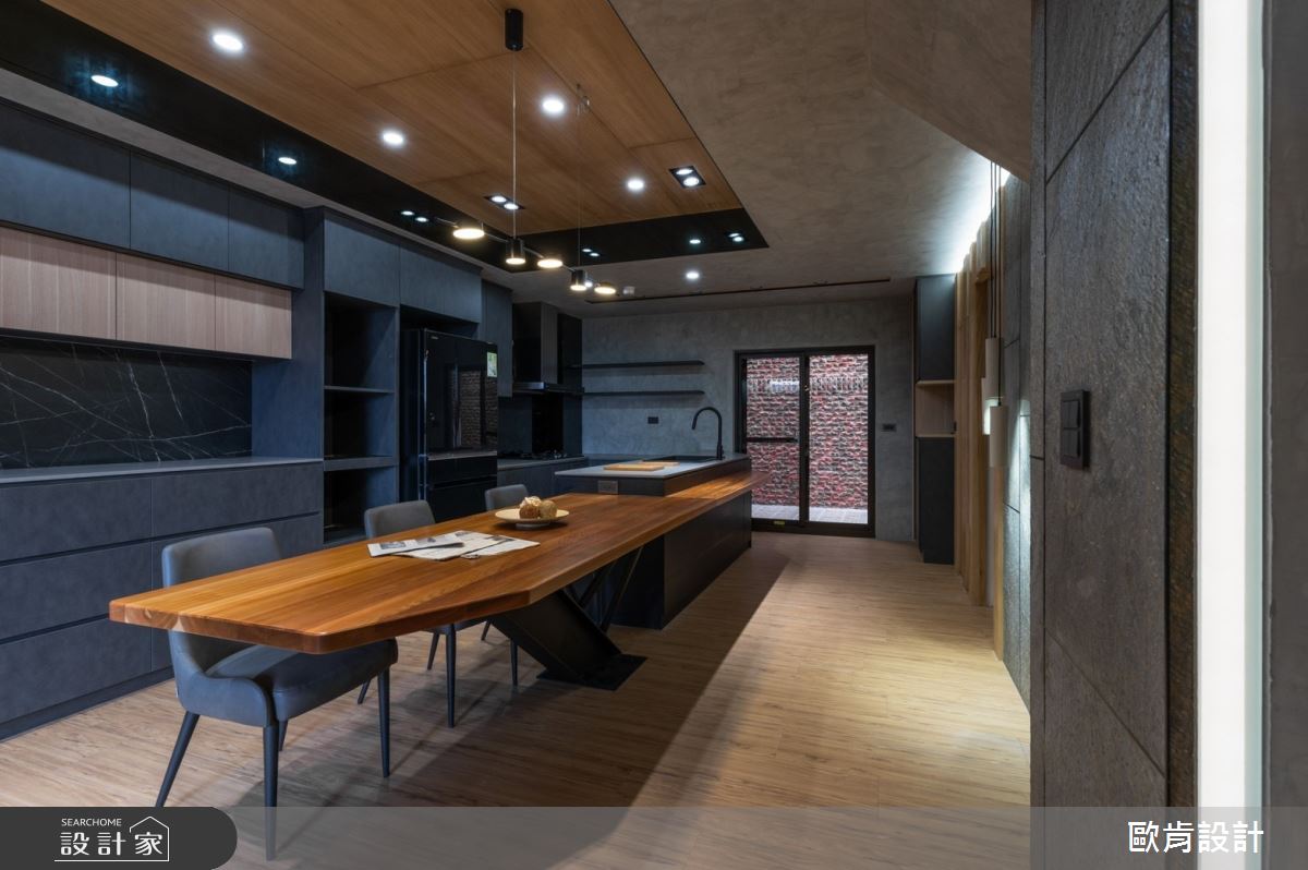 76坪中古屋(5~15年)＿現代人文風餐廳廚房案例圖片＿歐肯傢俱生活館有限公司＿歐肯_06之22