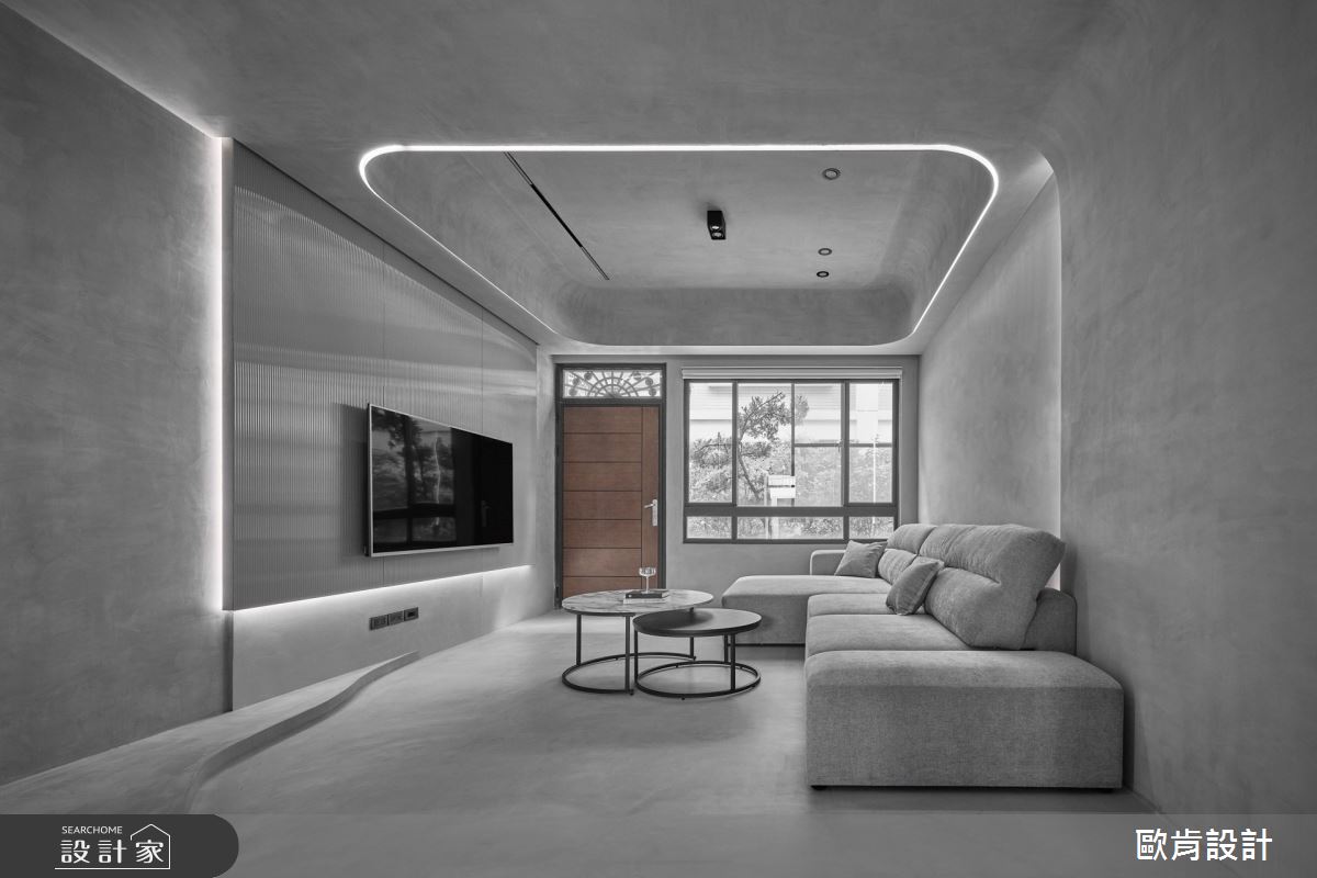 40坪新成屋(5年以下)＿混搭風客廳案例圖片＿歐肯傢俱生活館有限公司＿歐肯_10之1