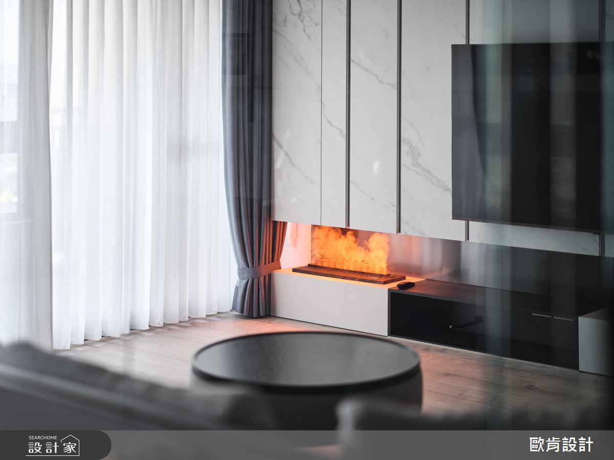 34坪毛胚屋＿現代人文風客廳案例圖片＿歐肯傢俱生活館有限公司＿歐肯_11之11