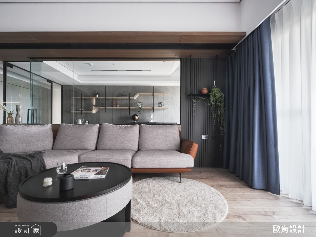 34坪毛胚屋＿現代人文風客廳案例圖片＿歐肯傢俱生活館有限公司＿歐肯_11之6