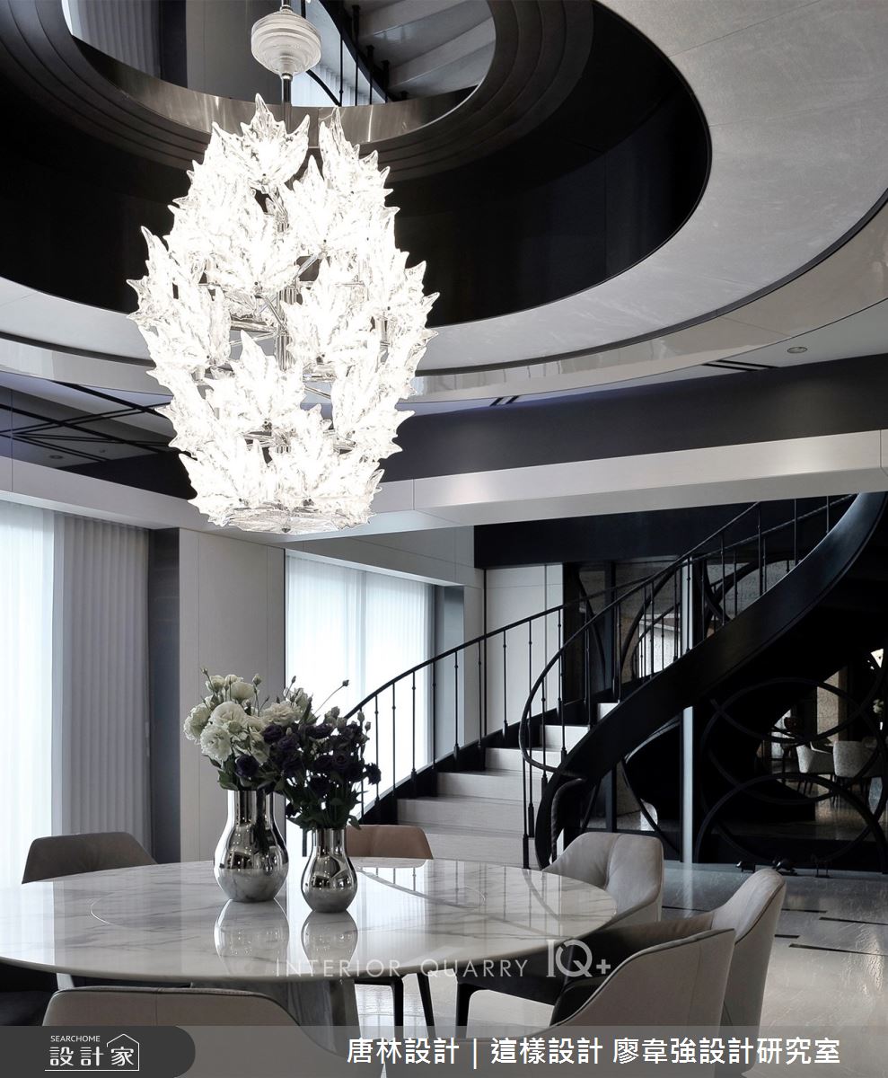 250坪毛胚屋＿訂製宅餐廳樓梯案例圖片＿唐林設計｜這樣設計 廖韋強設計研究室＿唐林_絢麗經典之2