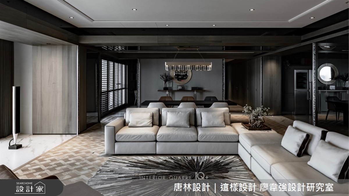 100坪毛胚屋＿訂製宅客廳案例圖片＿唐林設計｜這樣設計 廖韋強設計研究室＿唐林_自由之秋之3