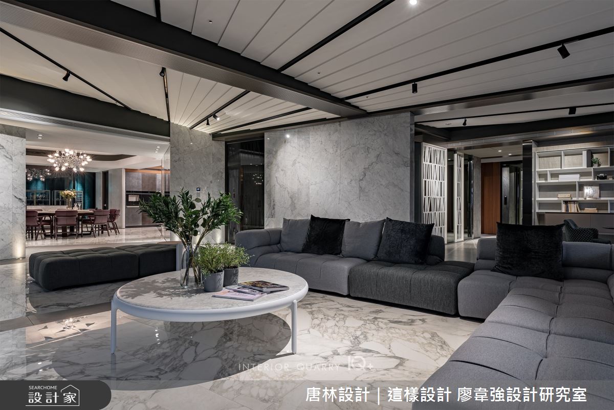 110坪毛胚屋＿訂製宅客廳案例圖片＿唐林設計｜這樣設計 廖韋強設計研究室＿唐林_Stunning Beauty of Paris之3