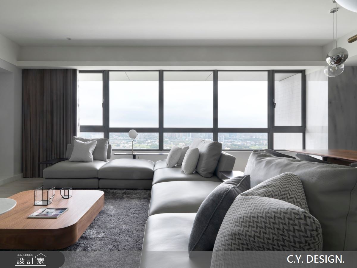 100坪新成屋(5年以下)＿奢華風客廳案例圖片＿講譯國際室內設計有限公司＿講譯_01之8