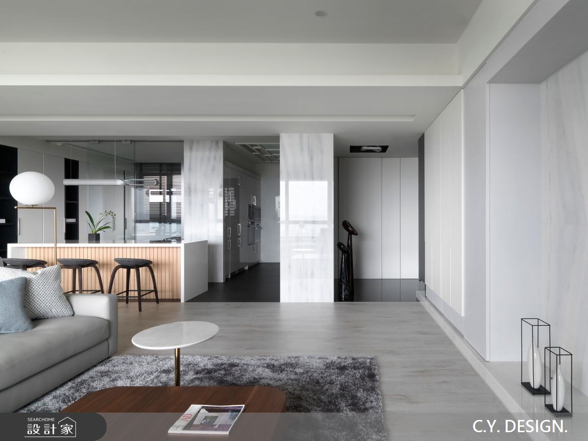 100坪新成屋(5年以下)＿奢華風客廳案例圖片＿講譯國際室內設計有限公司＿講譯_01之10