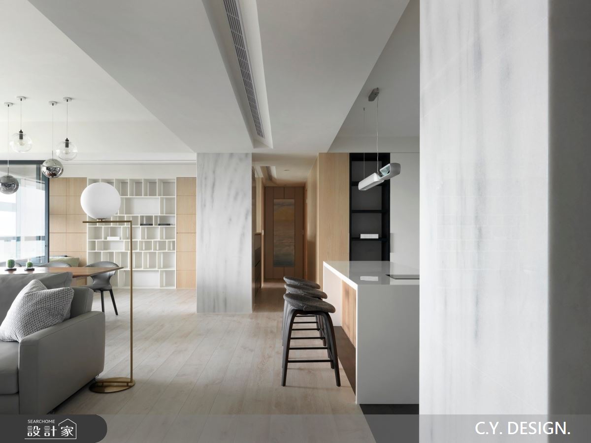 100坪新成屋(5年以下)＿奢華風客廳案例圖片＿講譯國際室內設計有限公司＿講譯_01之12