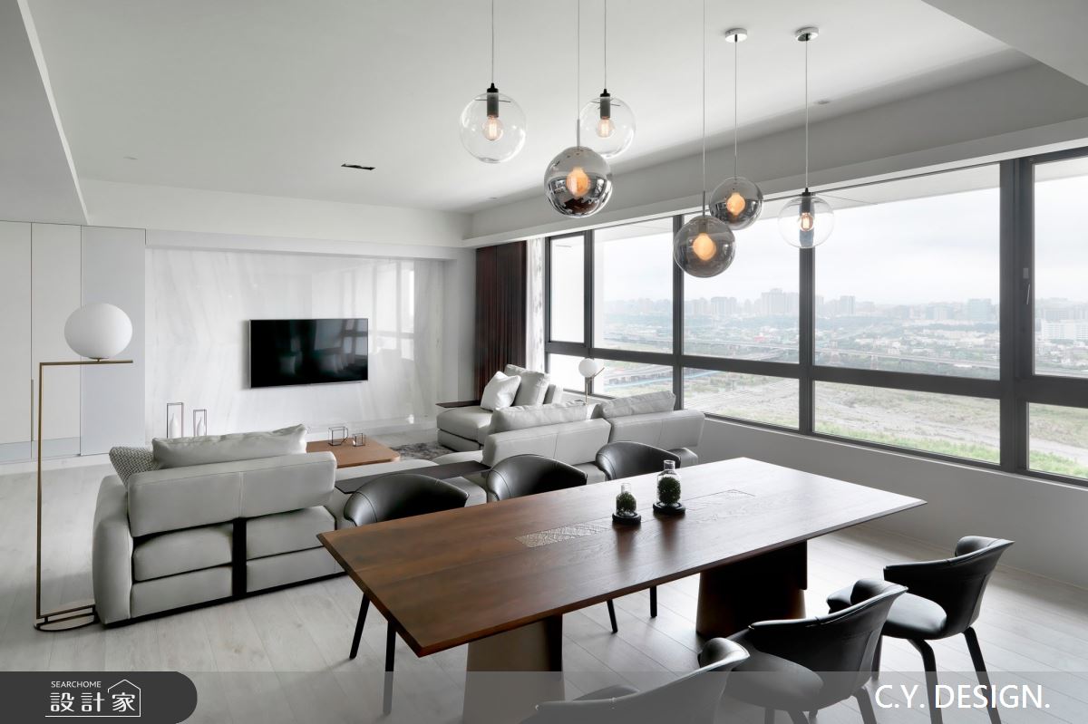 100坪新成屋(5年以下)＿奢華風餐廳案例圖片＿講譯國際室內設計有限公司＿講譯_01之28