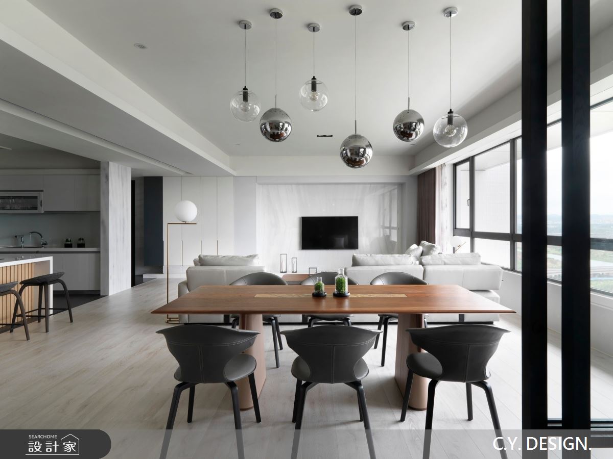 100坪新成屋(5年以下)＿奢華風餐廳案例圖片＿講譯國際室內設計有限公司＿講譯_01之32