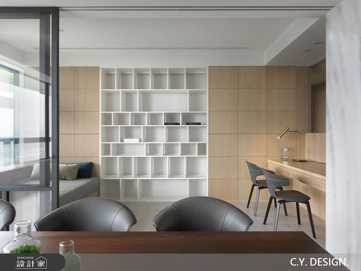 100坪新成屋(5年以下)＿奢華風書房案例圖片＿講譯國際室內設計有限公司＿講譯_01之34