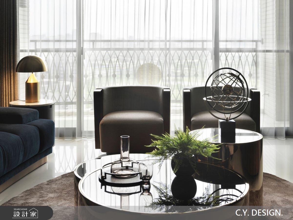 150坪中古屋(5~15年)＿奢華風客廳案例圖片＿講譯國際室內設計有限公司＿講譯_02之14