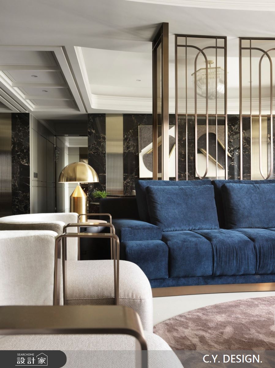 150坪中古屋(5~15年)＿奢華風客廳案例圖片＿講譯國際室內設計有限公司＿講譯_02之16