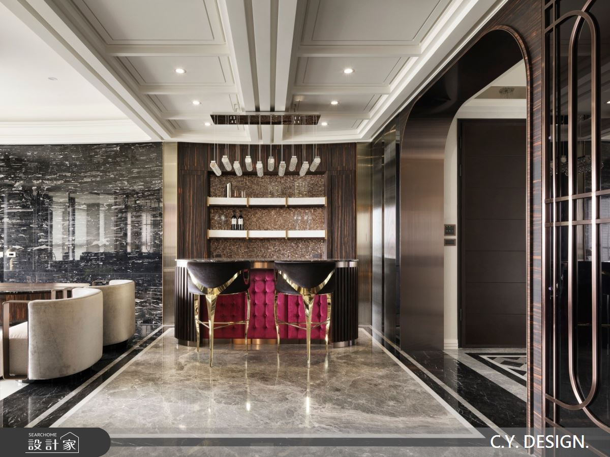 150坪中古屋(5~15年)＿奢華風吧檯案例圖片＿講譯國際室內設計有限公司＿講譯_02之18