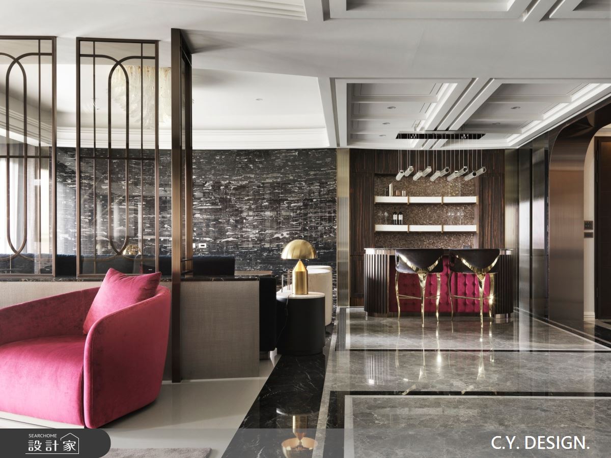 150坪中古屋(5~15年)＿奢華風客廳案例圖片＿講譯國際室內設計有限公司＿講譯_02之19